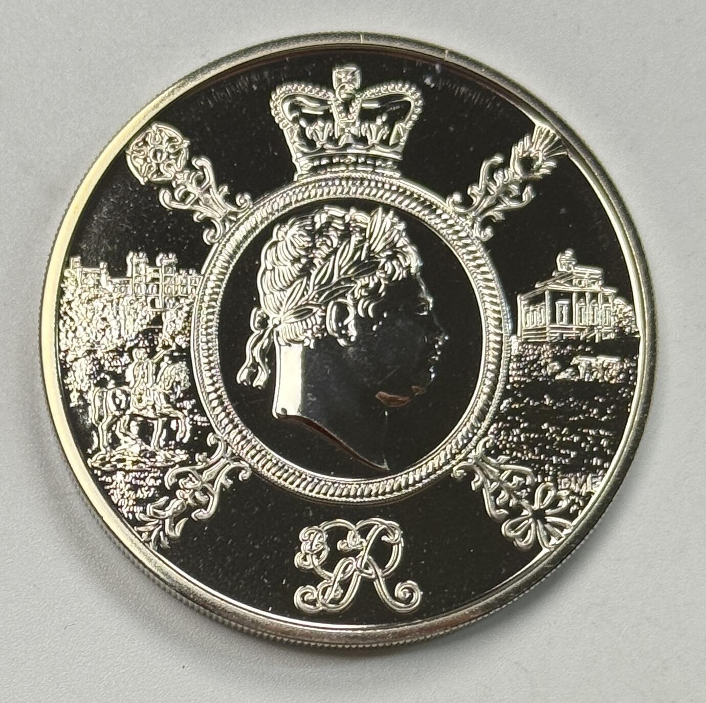 S&S Numismatic世界钱币-拍卖 第122期  英国2020年 乔治三世逝世200周年 5英镑纪念币 BU