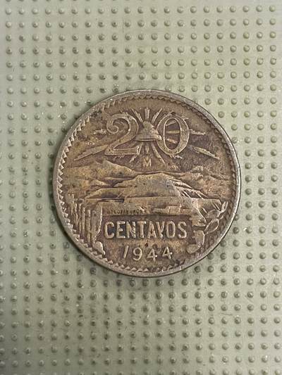 2026年第32场各国散币拍卖（总第182场） - 墨西哥1944年20分