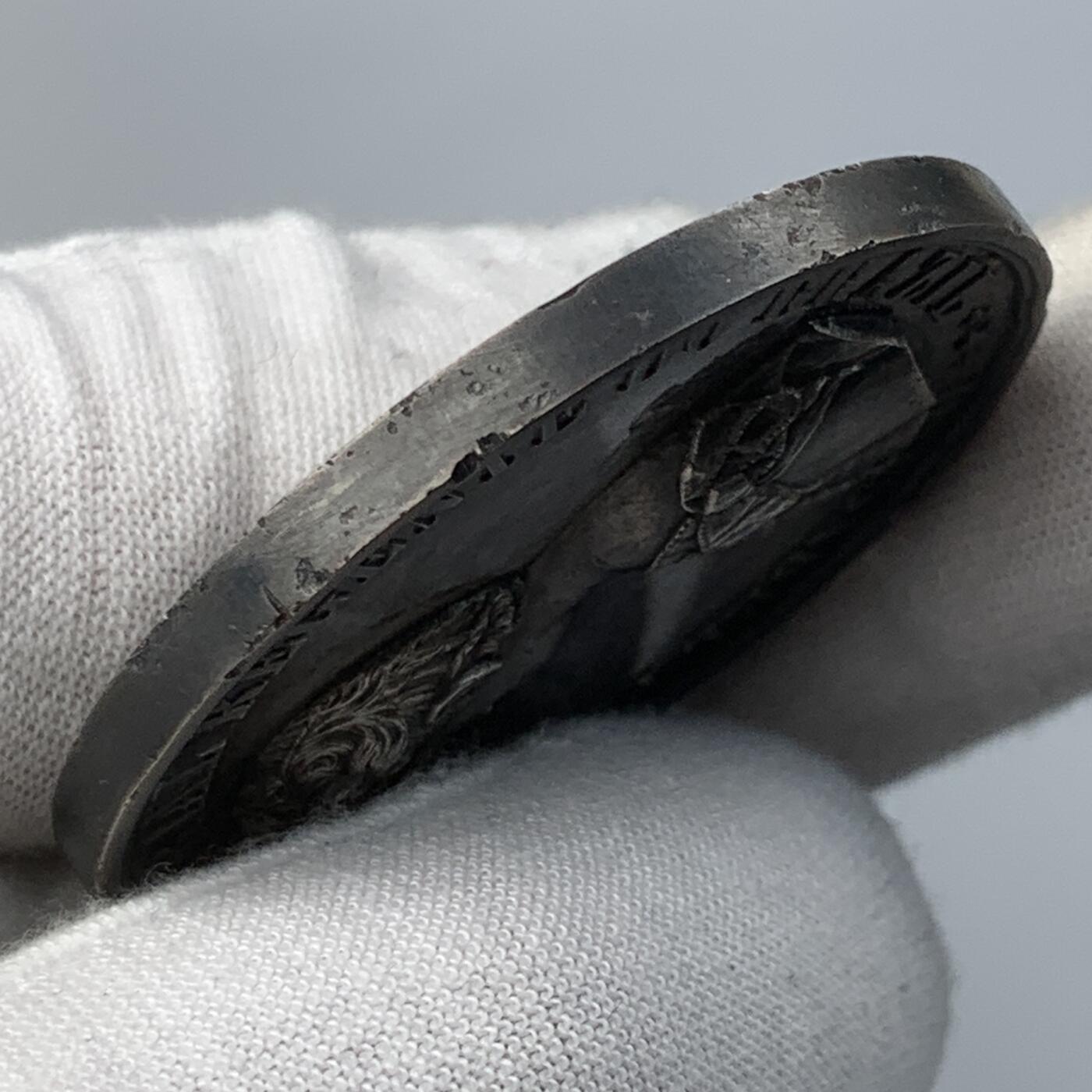 掌中浮雕-藏着的欧洲第054场 1888年巴西颁布《黄金法》废除奴隶制纪念银章，正面：巴西摄政王伊莎贝尔公主，46.5mm，49.85g