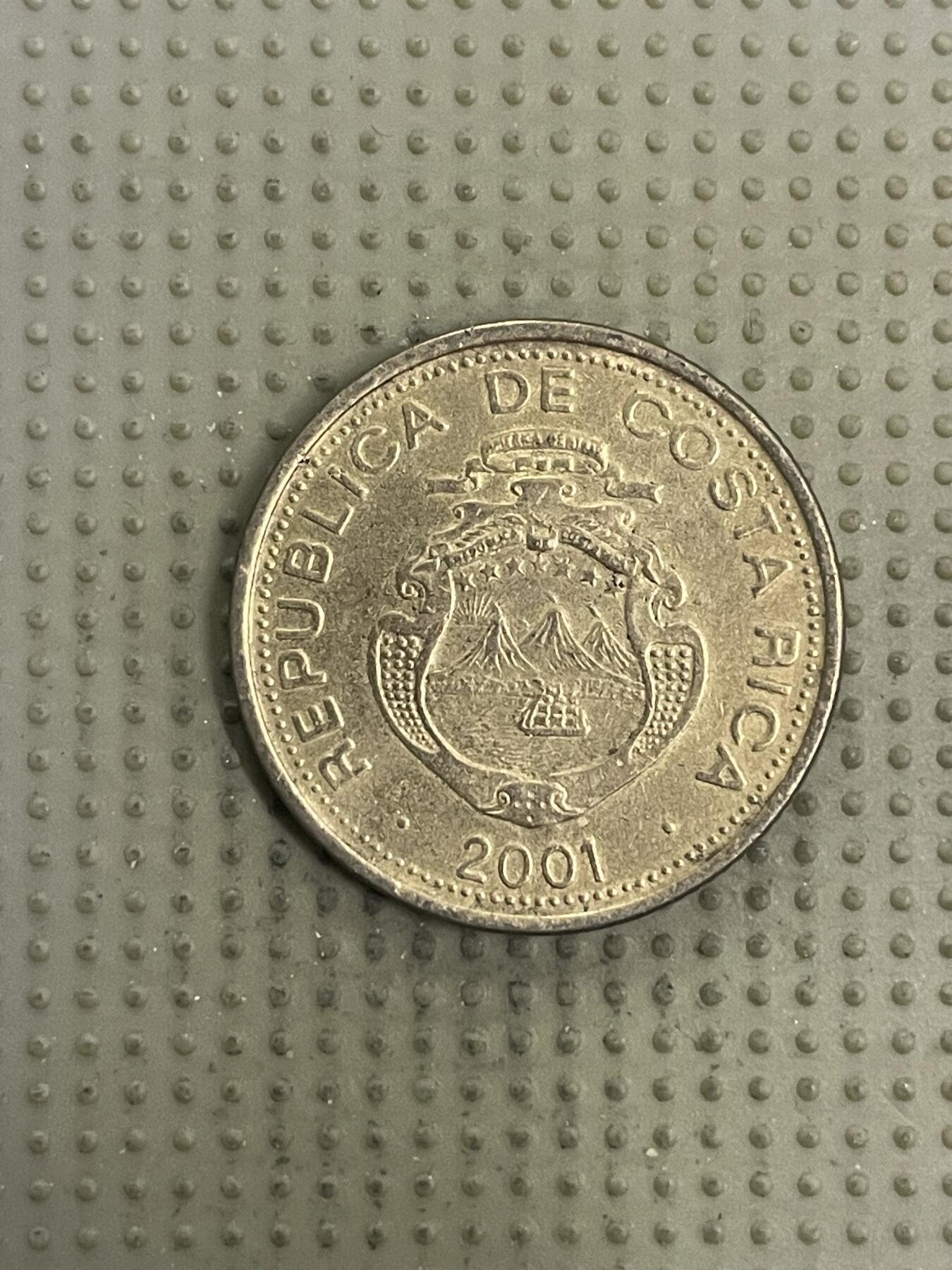 2026年第32场各国散币拍卖（总第182场） 哥斯达黎加2001年25科朗