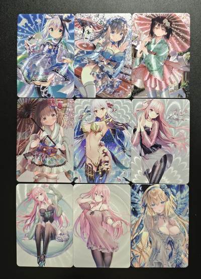 天玑星卡拍第178期《3.16周一截拍》持续收拍收评中 满赠卡需备注 - 动漫美女 粗闪 九张 自制卡