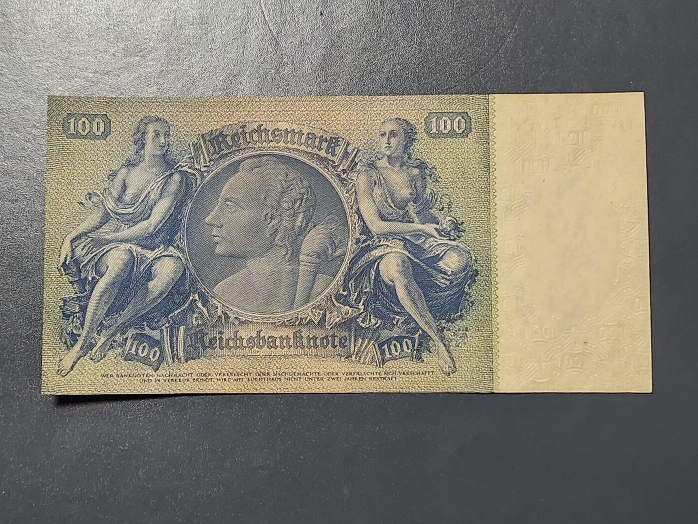 3月10号晚上8点 外国纸币自动截拍第36场 606德国100新品原票