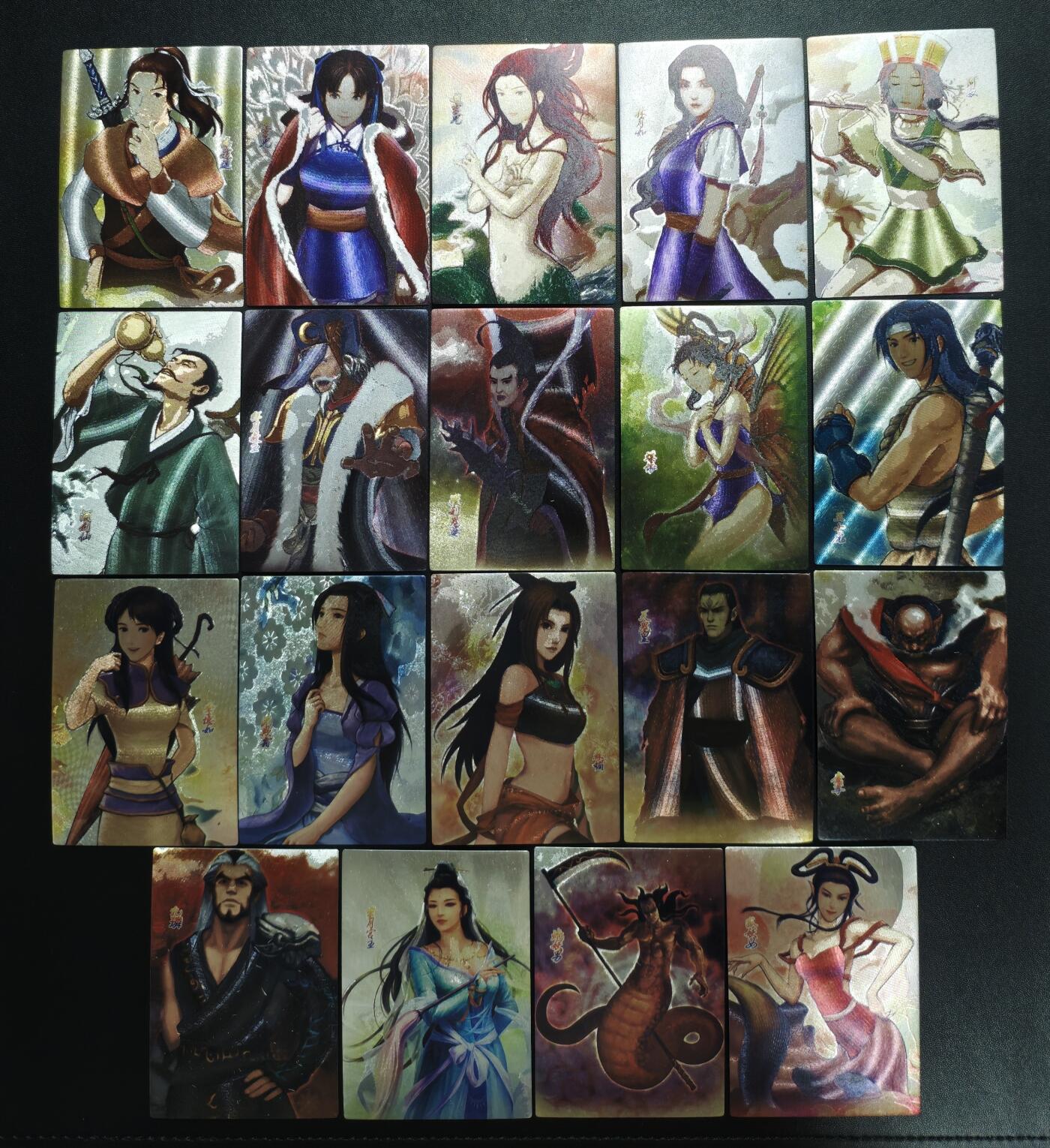 天玑星卡拍第178期《3.16周一截拍》持续收拍收评中 满赠卡需备注 大圣卡通 仙剑奇侠传壹/贰 粗闪 二十张 自制卡