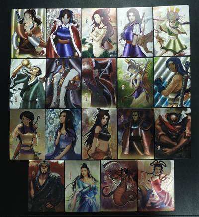 天玑星卡拍第178期《3.16周一截拍》持续收拍收评中 满赠卡需备注 - 大圣卡通 仙剑奇侠传壹/贰 粗闪 二十张 自制卡