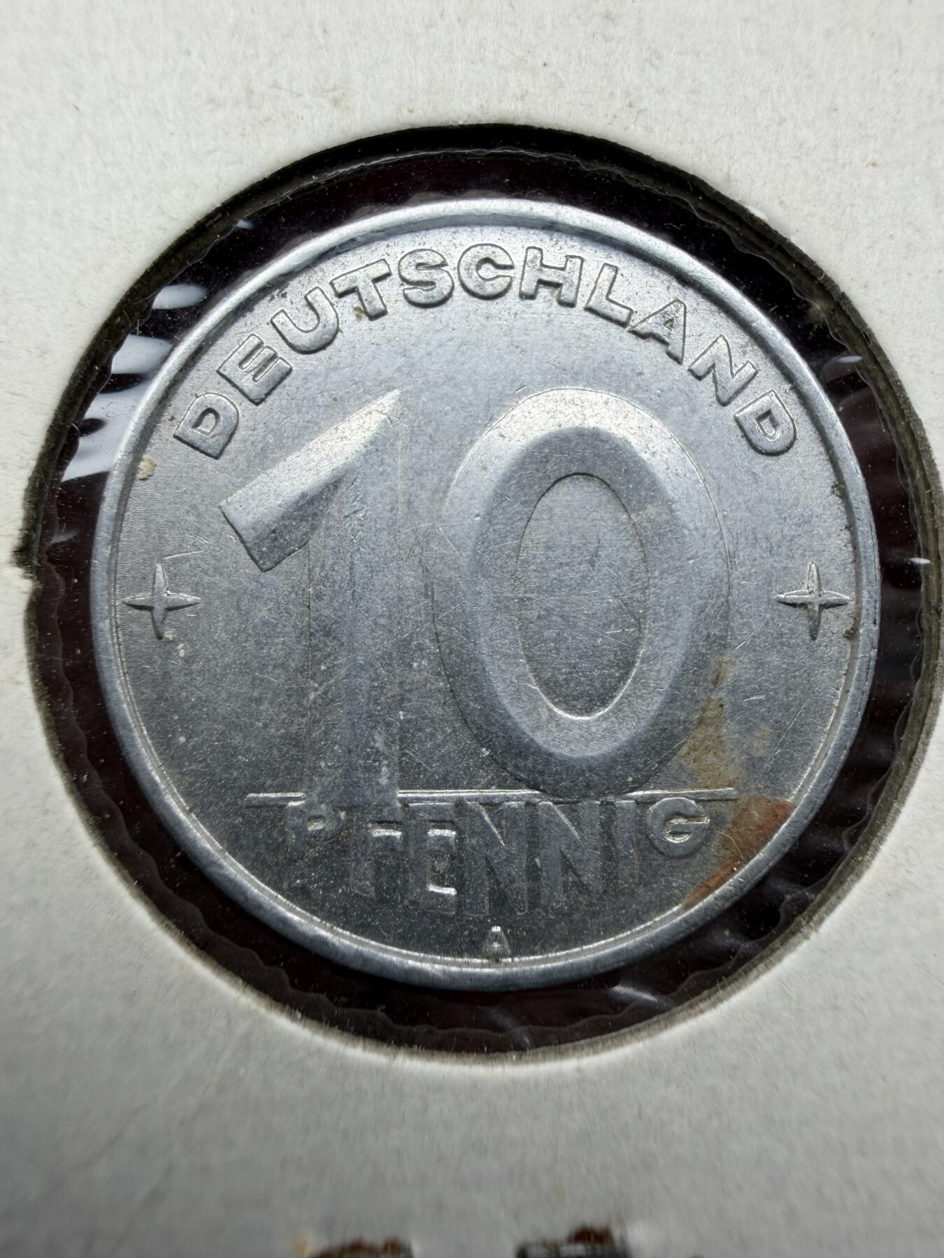2026年集古藏今外币拍卖第三期-第2场—（总第312拍），可以寄存60天，满160元包邮。 1952年德国10芬尼