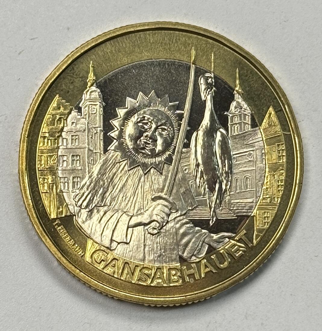 S&S Numismatic世界钱币-拍卖 第122期  瑞士2014年 圣马丁节射鹅仪式 10法郎双色纪念币