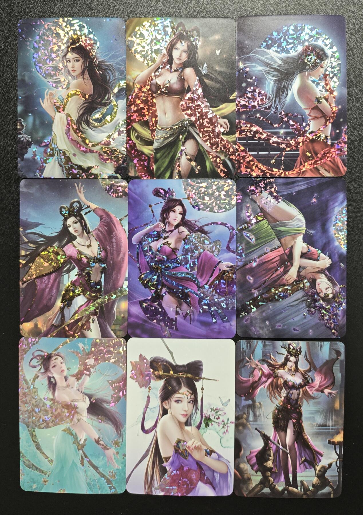 天玑星卡拍第178期《3.16周一截拍》持续收拍收评中 满赠卡需备注 三国演义 貂蝉 碎冰闪 九张