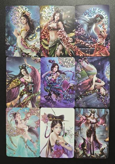 天玑星卡拍第178期《3.16周一截拍》持续收拍收评中 满赠卡需备注 - 三国演义 貂蝉 碎冰闪 九张