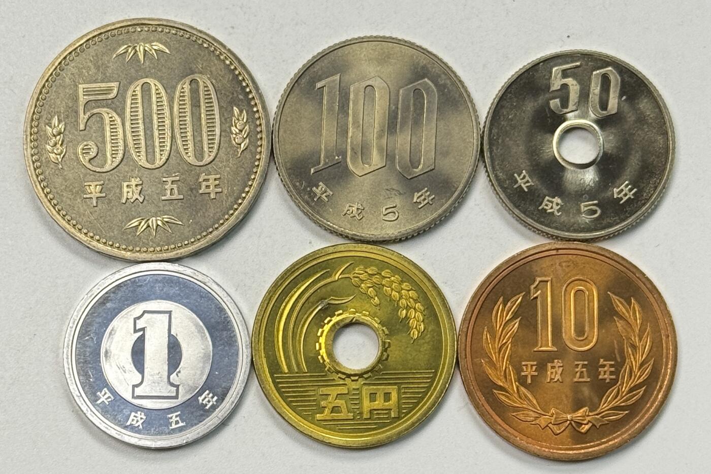 S&S Numismatic世界钱币-拍卖 第122期  日本1993年 同一年份 6枚套币