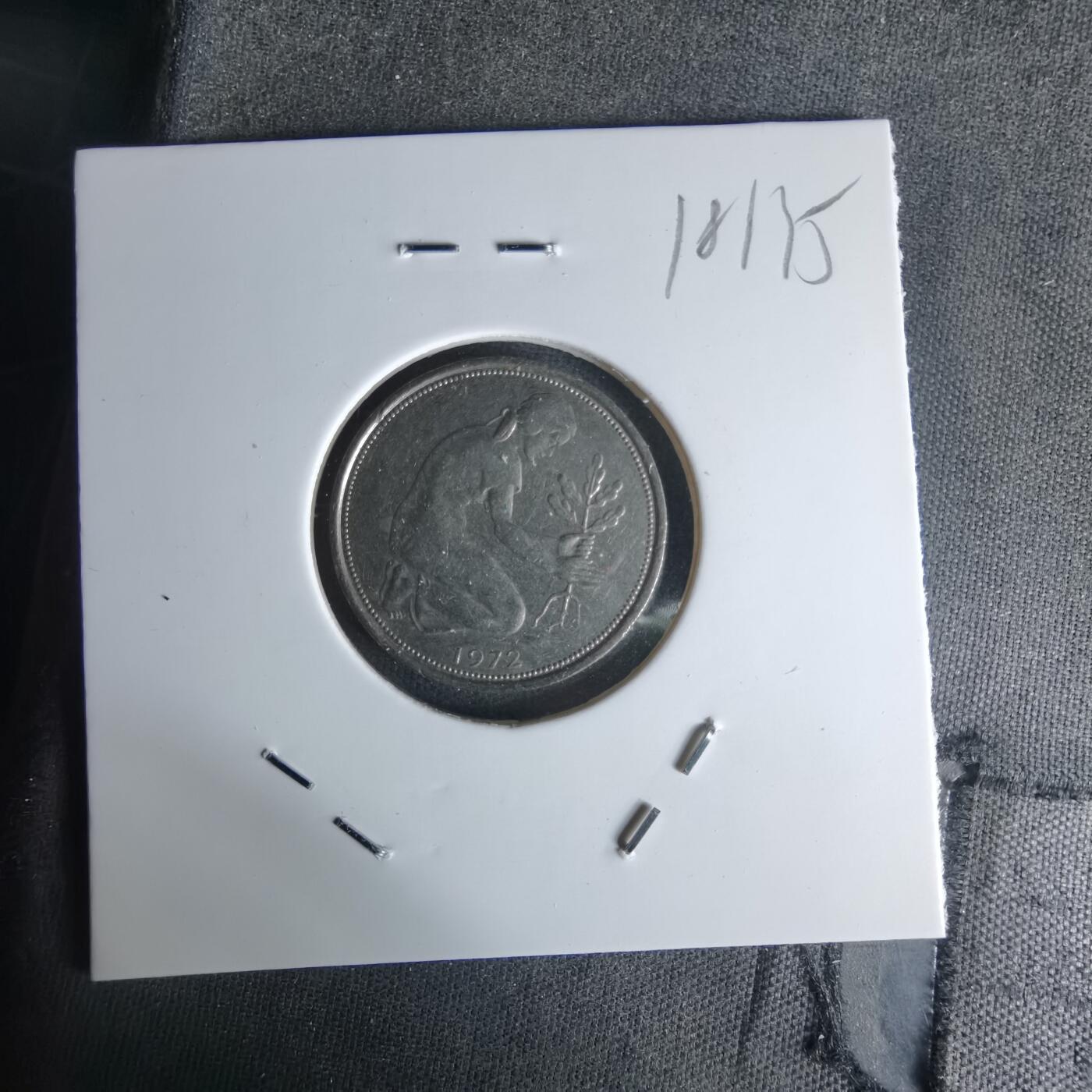 沼泽如烟--第1018场 德国1972年50芬尼