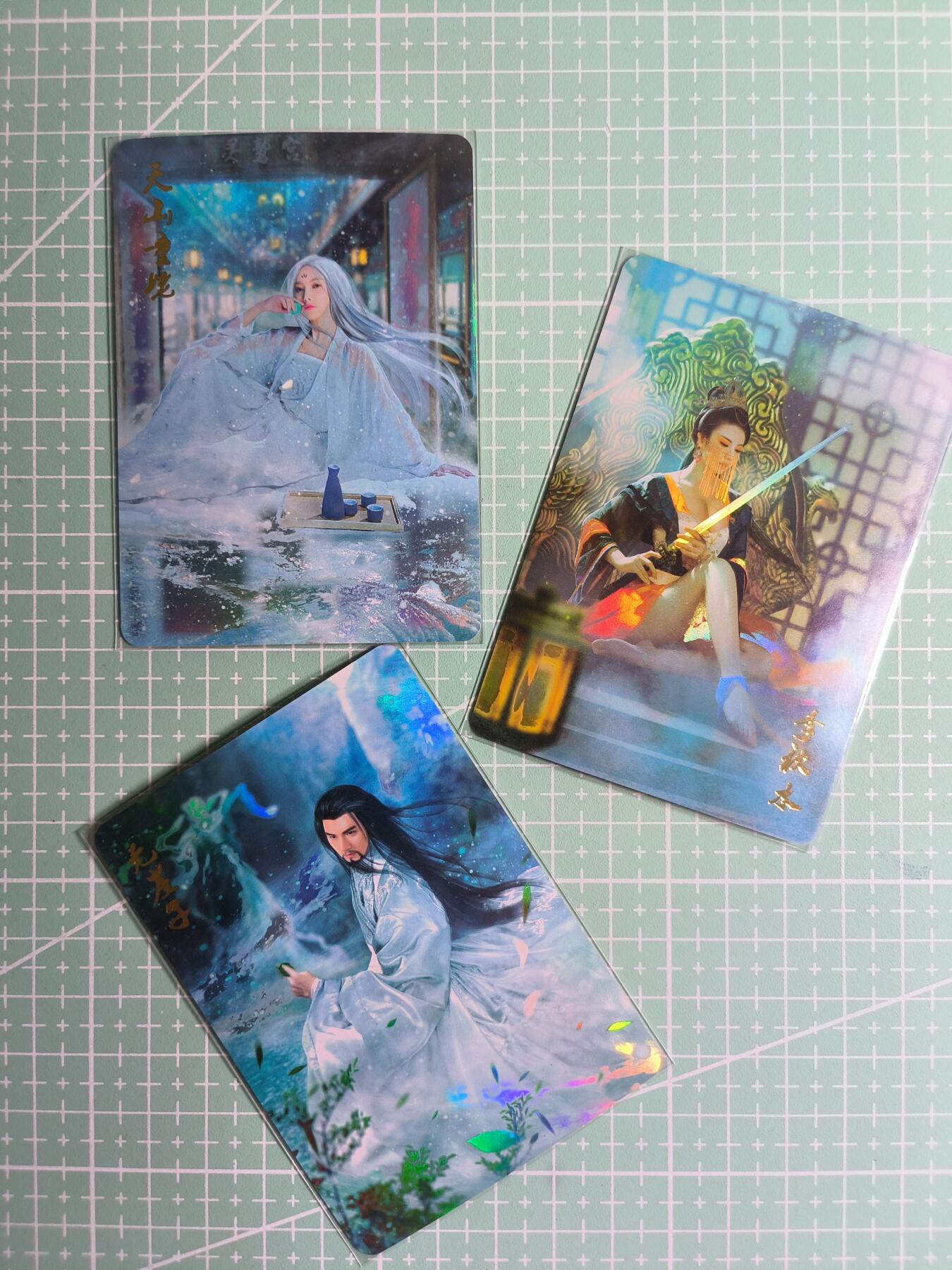 C先生卡牌 第24期  零抽层收拍品，送拍加微私聊 【粗闪】燎原武林志—天山童姥&李秋水×无崖子