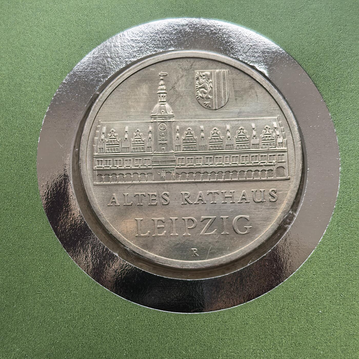 道一币馆币章第一百六十八场 邮币封 民主德国1984年莱比锡圣托马斯教堂5马克纪念币