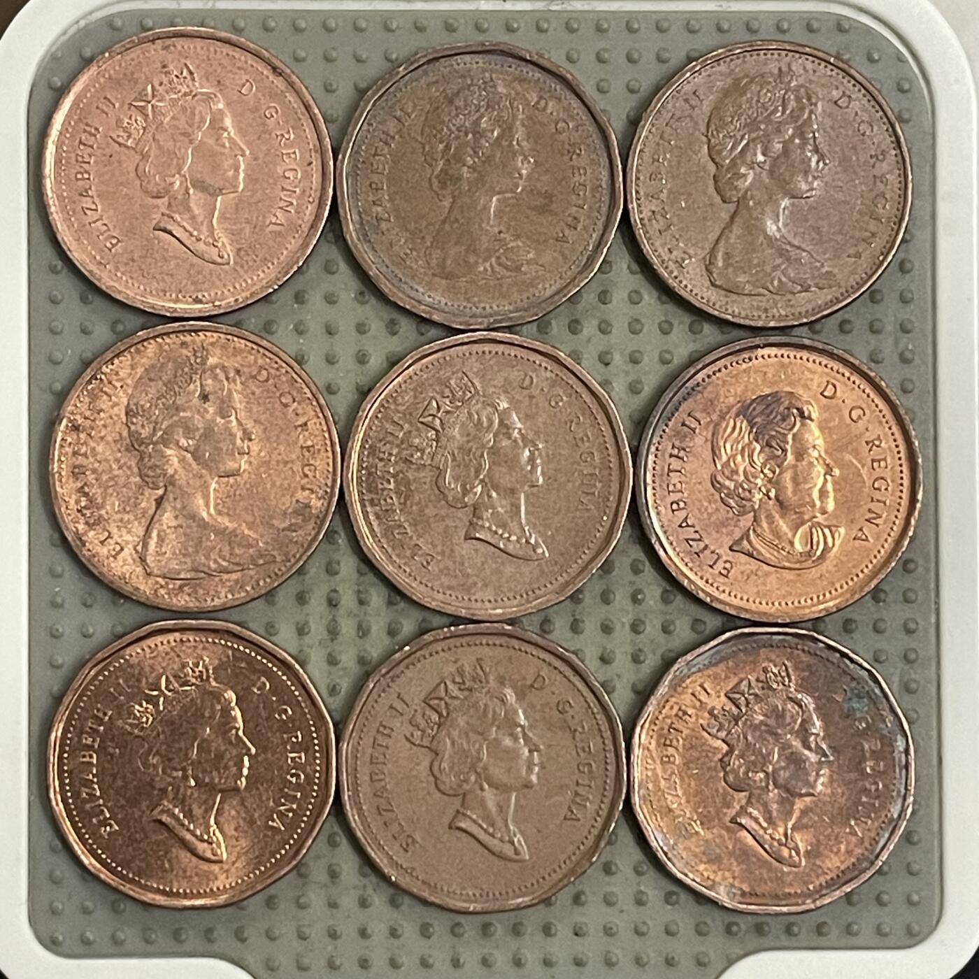 2026年第32场各国散币拍卖（总第182场） 加拿大1分9枚