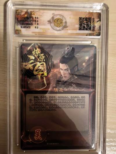 阳大大卡牌拍卖第104期（持续收拍品，周五晚上九点截拍，进群福利早知道） 【10分】燎原三国 龙骧虎跃 巴丁 陆逊 炫彩013