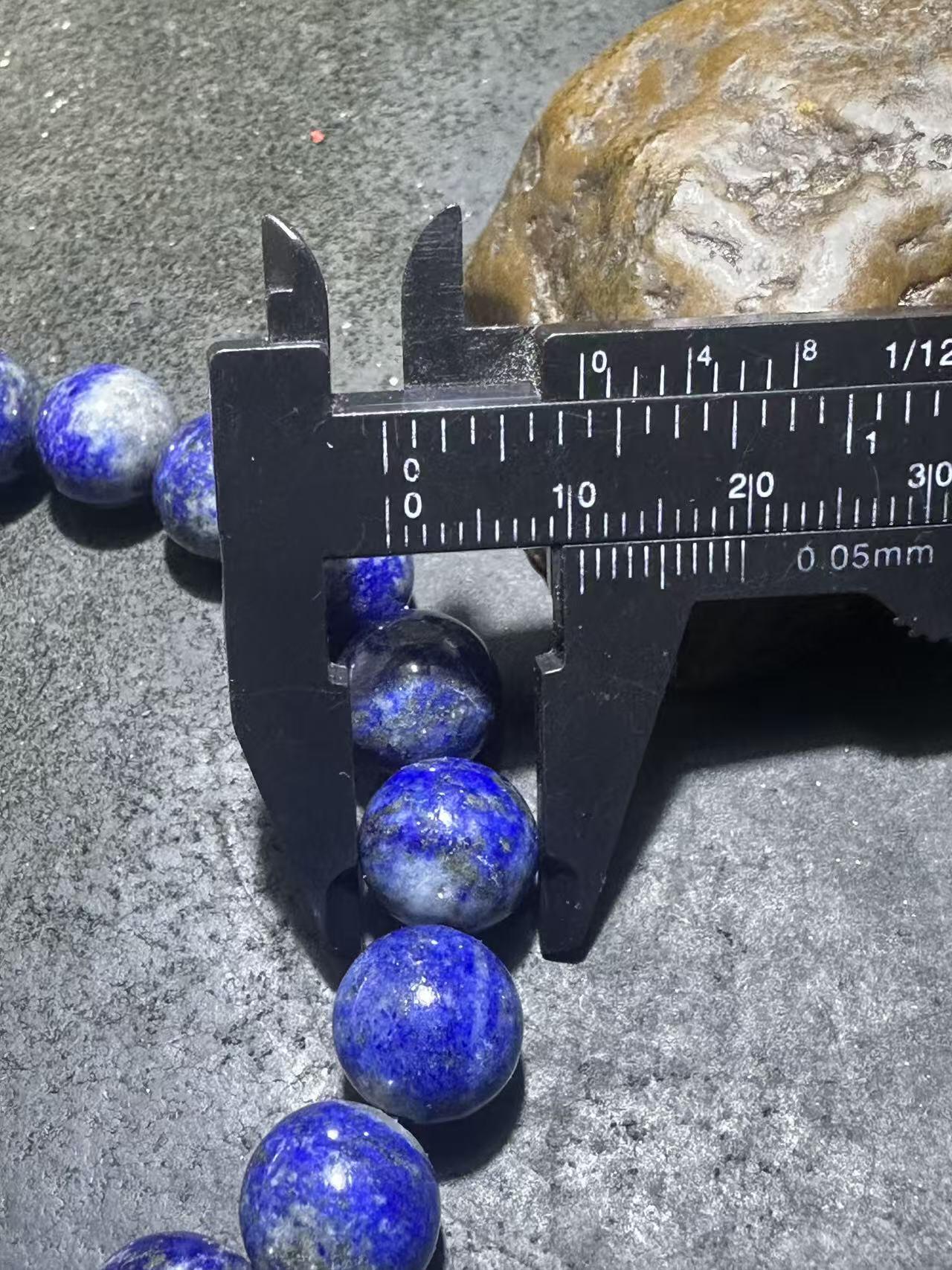 精美阿富汗老矿青金石手串一条