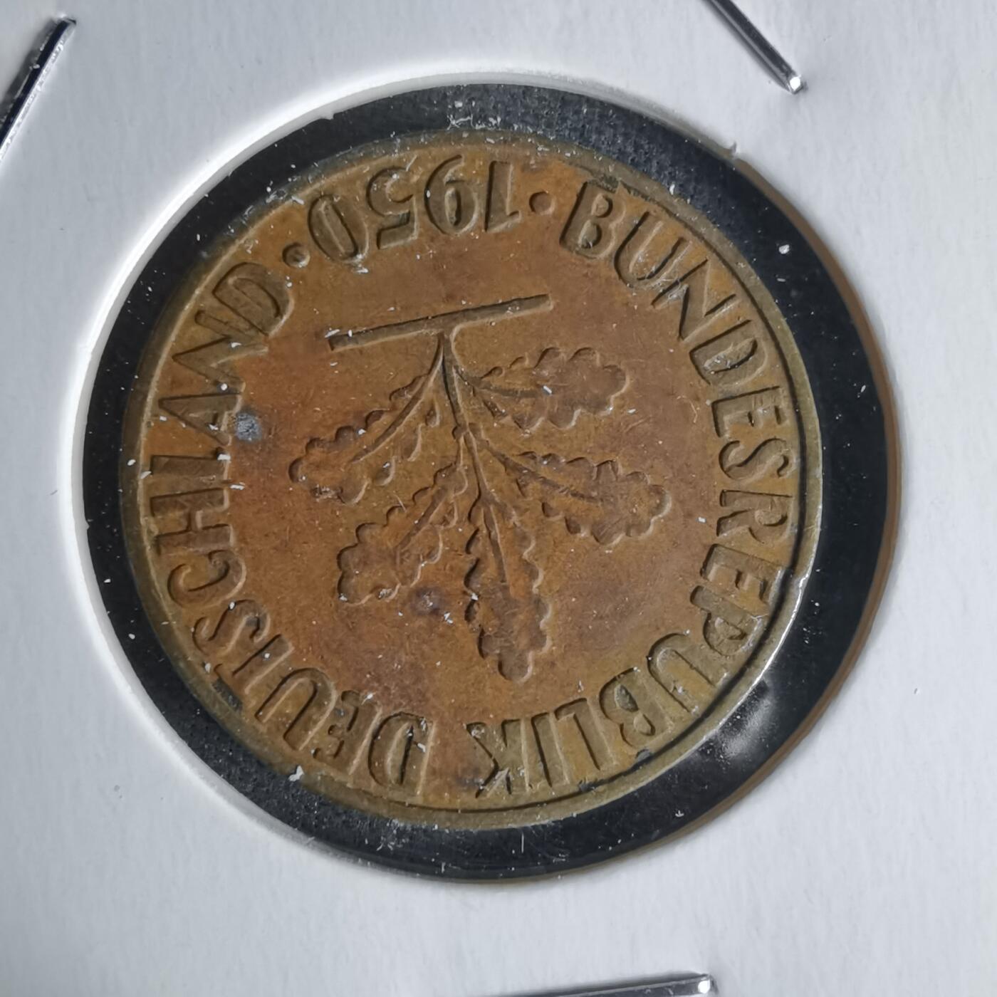 沼泽如烟--第1018场 德国1950年10芬尼