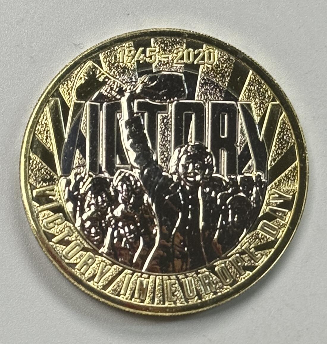 S&S Numismatic世界钱币-拍卖 第122期  英国2020年 第二次世界大战欧洲胜利日75周年 2英镑双色纪念币 BU