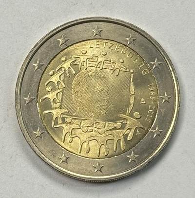 S&S Numismatic世界钱币-拍卖 第122期  - 卢森堡2015年 欧盟旗帜30周年 2欧元双色纪念币 幻影