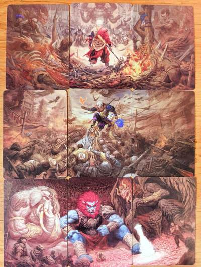 阳大大卡牌拍卖第104期（持续收拍品，周五晚上九点截拍，进群福利早知道） - 【三拼三连】炎卡文化 问道东方 绘藏9张 