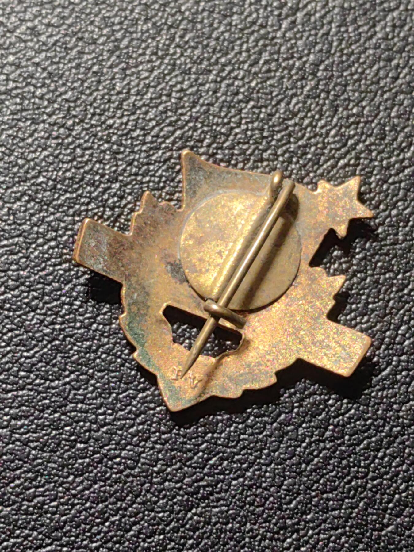 靖甫拍卖第六场 匈牙利共青团员证章 二级 铜珐琅