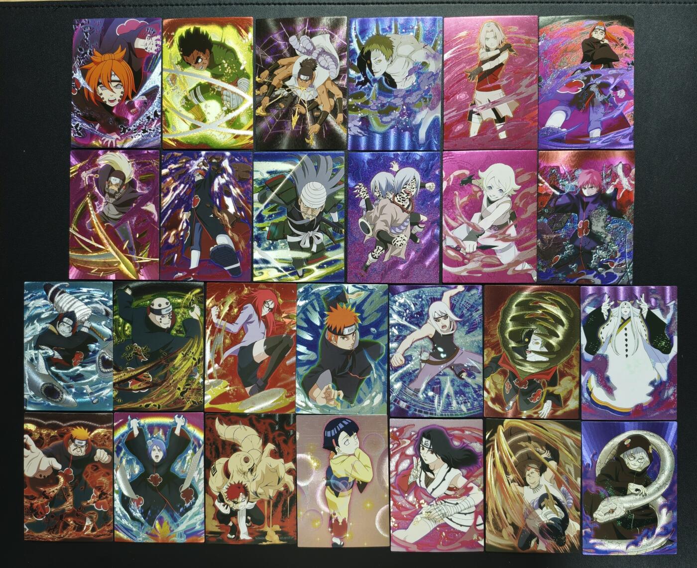 天玑星卡拍第178期《3.16周一截拍》持续收拍收评中 满赠卡需备注 小飞驴卡牌 火影忍者 粗闪 五十四张 自制卡