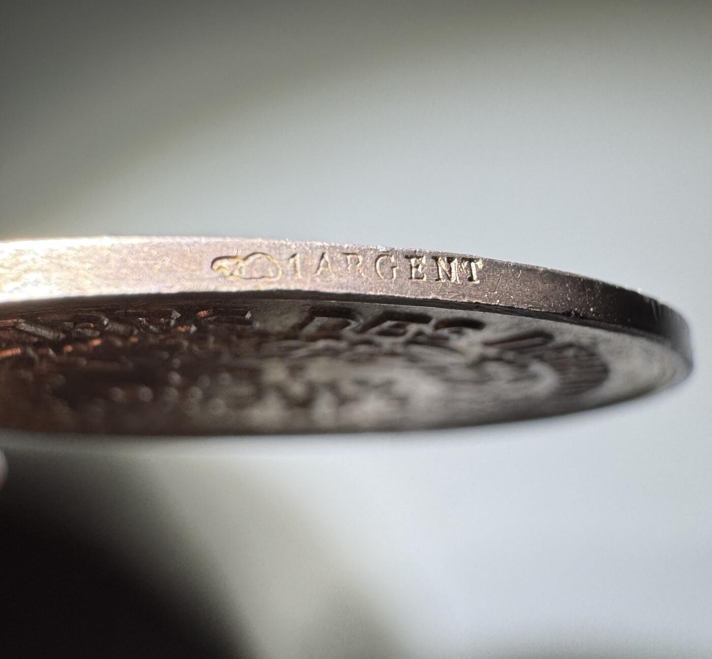 1840年法国执政官拿破仑一世头像银章