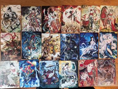 阳大大卡牌拍卖第104期（持续收拍品，周五晚上九点截拍，进群福利早知道） - 【普卡】炎卡文化 问道东方 普卡18张全套