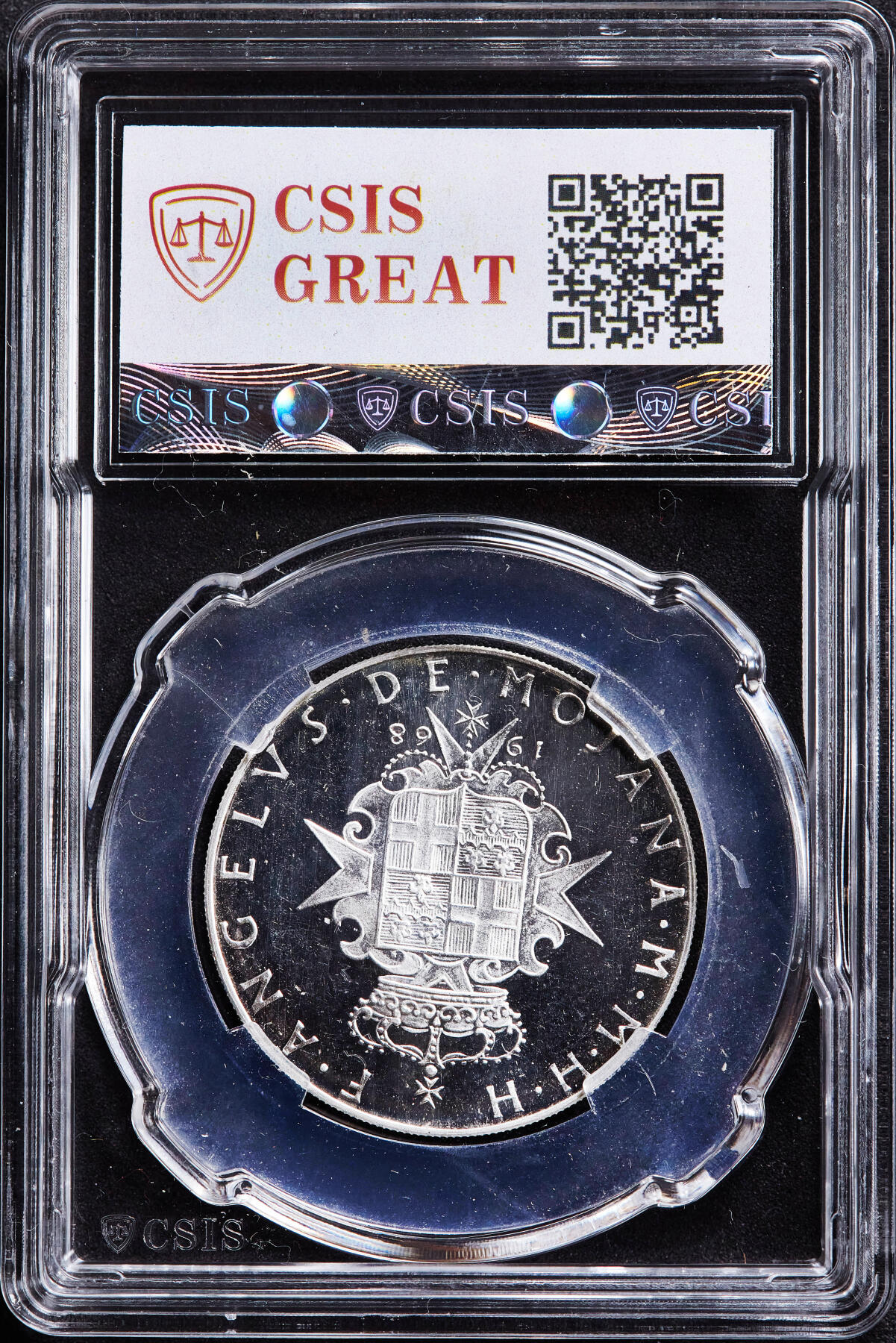 【俄甄集藏】2026年(049)03-18星期三 晚 19:30 全场包邮 马耳他骑士团1968年圣约翰与公羊主题FAO粮农组织3斯库多精制银币，信泰 SP65，重12克，800银，发行量20000枚