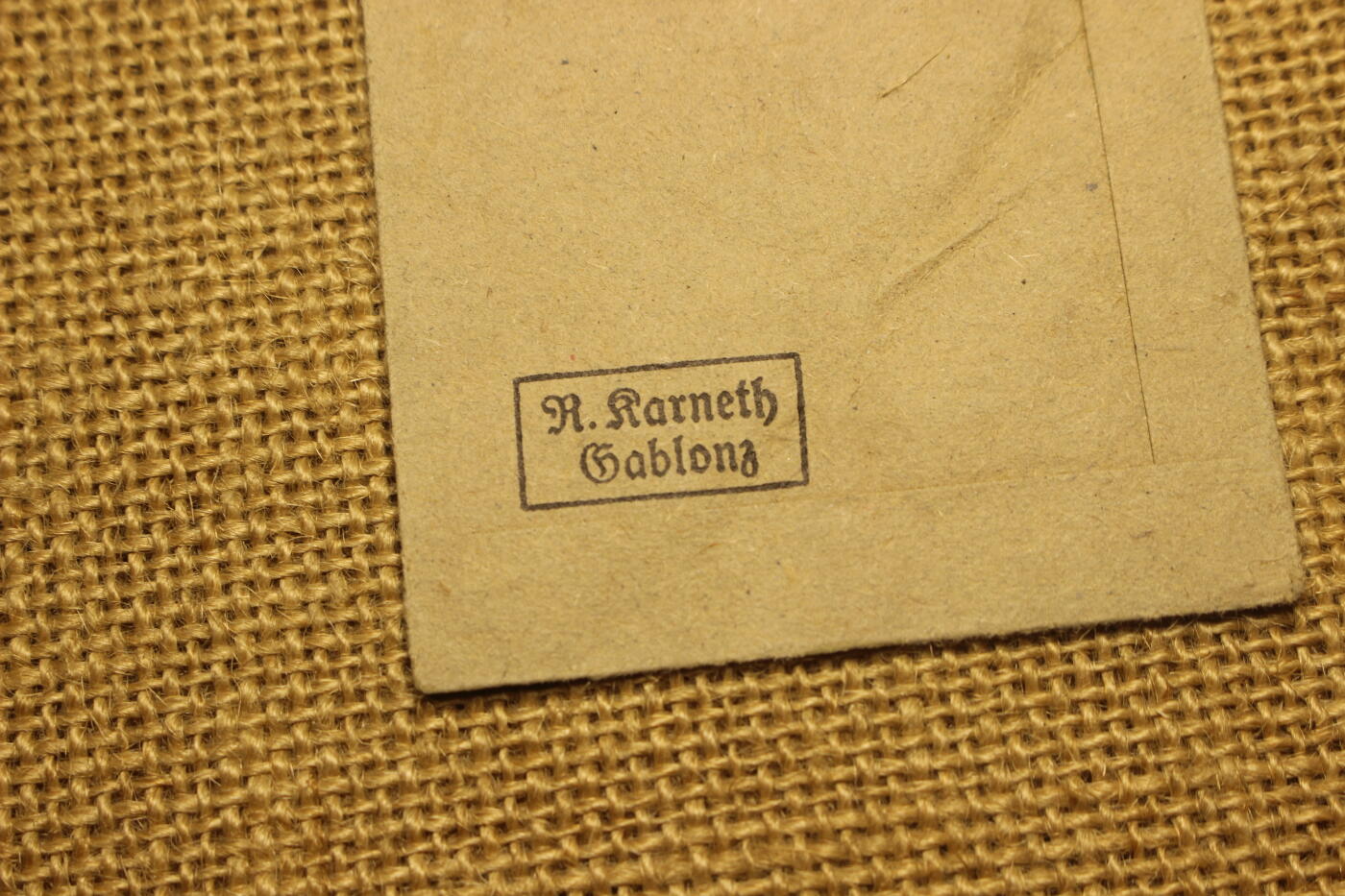 2026.3.14德系主题拍卖 德三普通突击奖章纸袋，库存品相，年代久远纸张略有痕迹