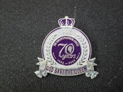 西秦中古拍卖第八十期  - 英国女皇伊丽莎白二世加冕70年铂金禧纪念章