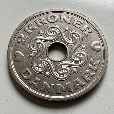 🌹外币初藏🌹🐯2026年第27场   每周二四六晚8️⃣点 接代拍 - 丹麦 1992年 玛格丽特二世 2克朗