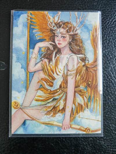 阳大大卡牌拍卖第104期（持续收拍品，周五晚上九点截拍，进群福利早知道） - 【手绘卡】天使-画师蓝鲸-荼蘼工作室