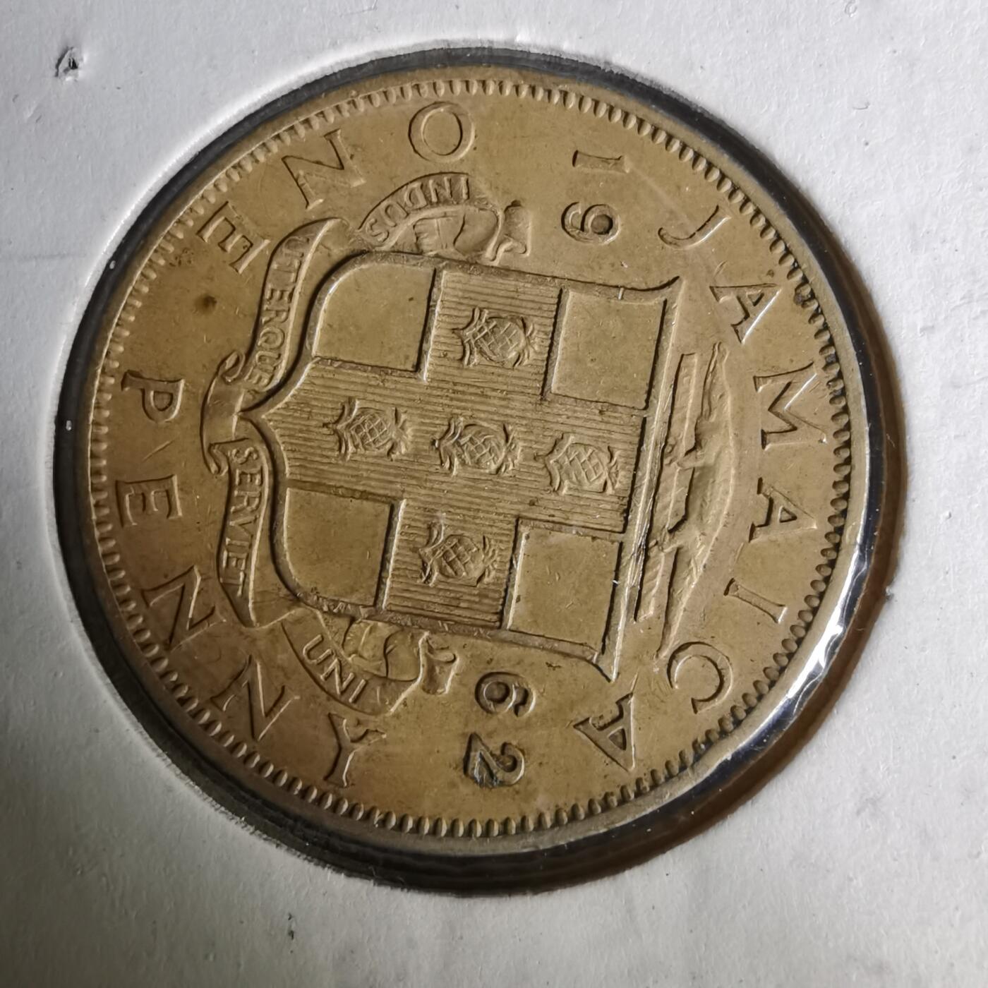 沼泽如烟--第1019场 牙买加1962年1便士