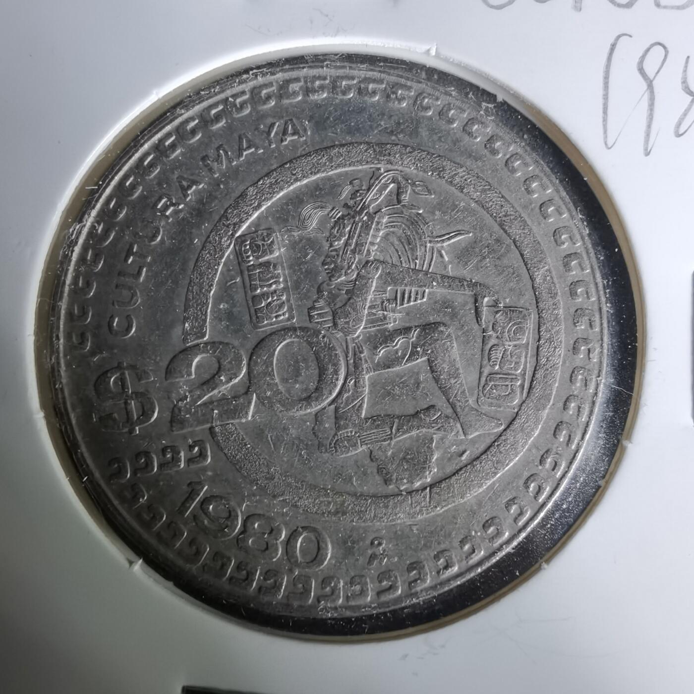 沼泽如烟--第1019场 墨西哥1980年20比索