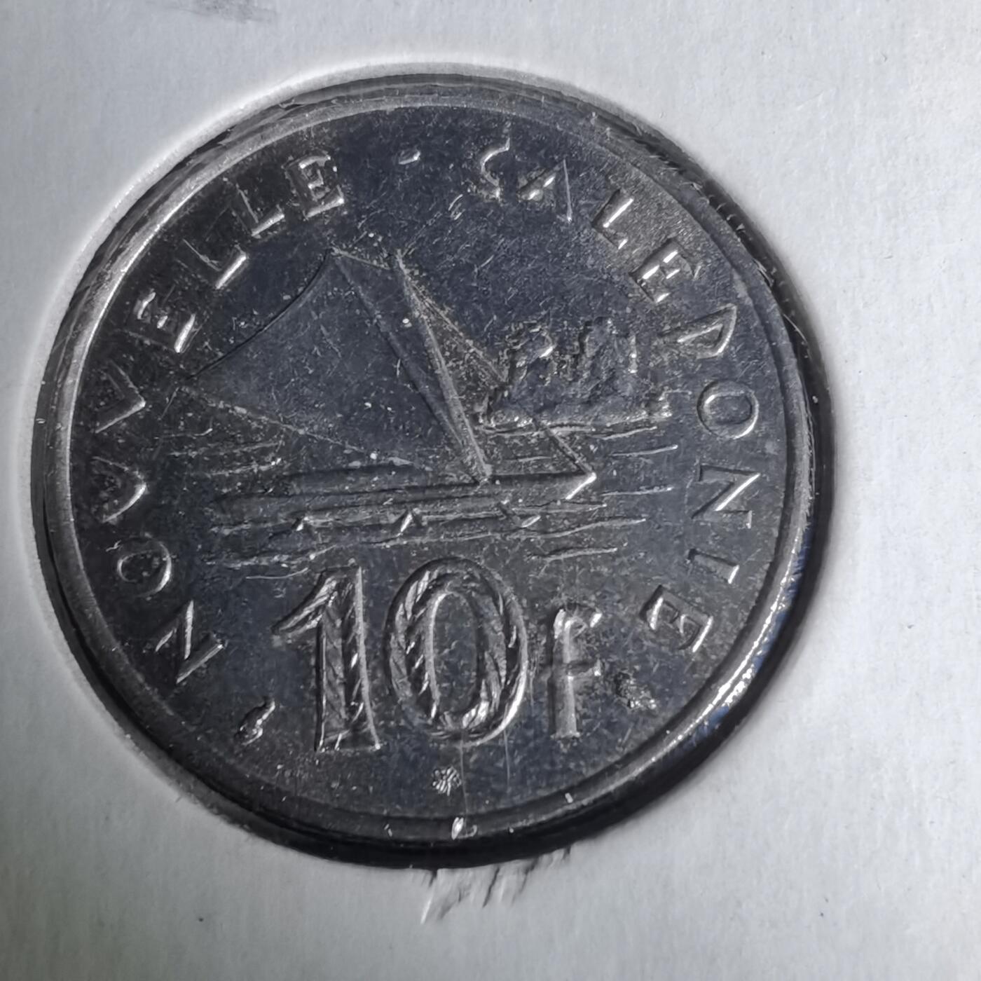 沼泽如烟--第1019场 法属新喀里多尼亚1973年10法郎