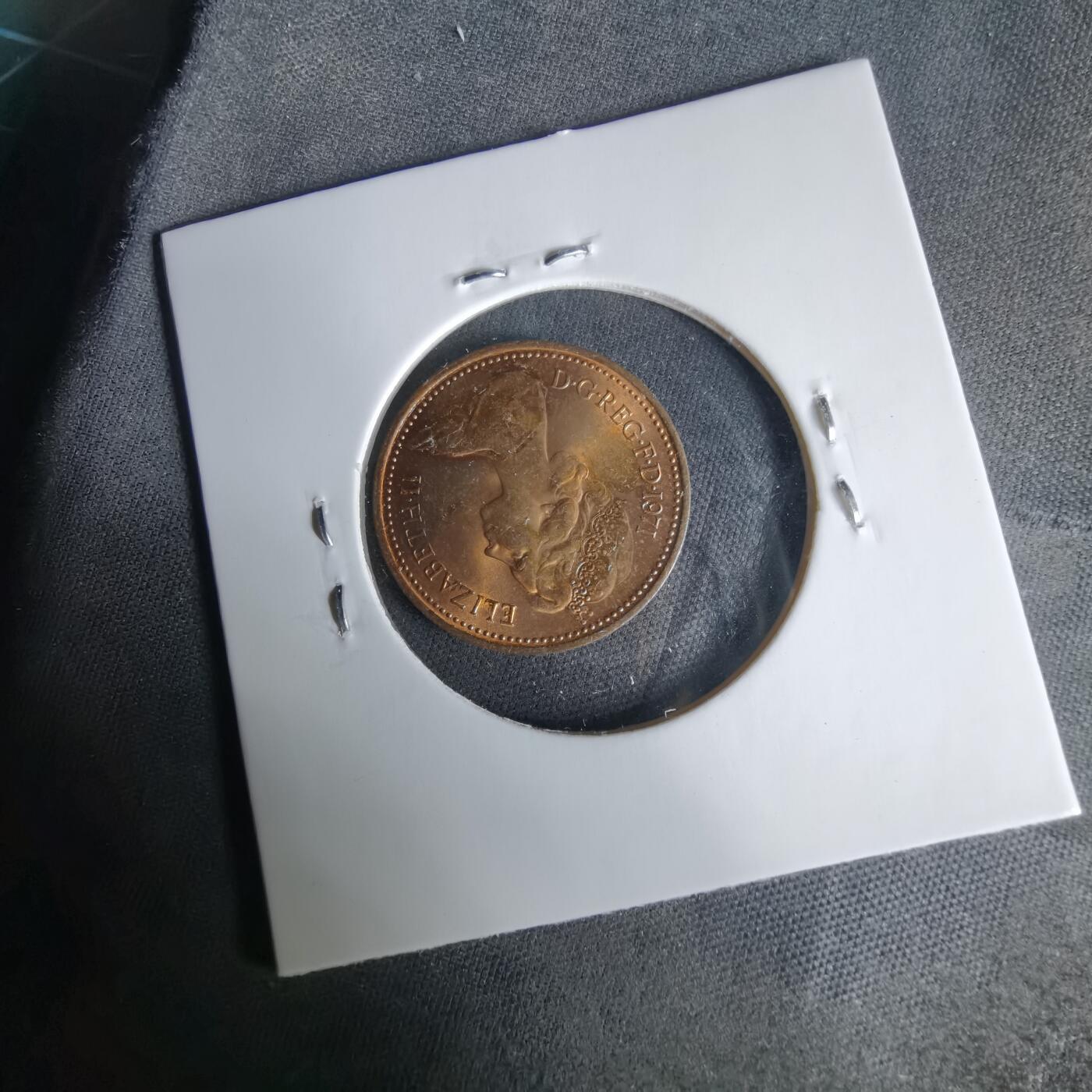 沼泽如烟--第1019场 英国1971年1便士