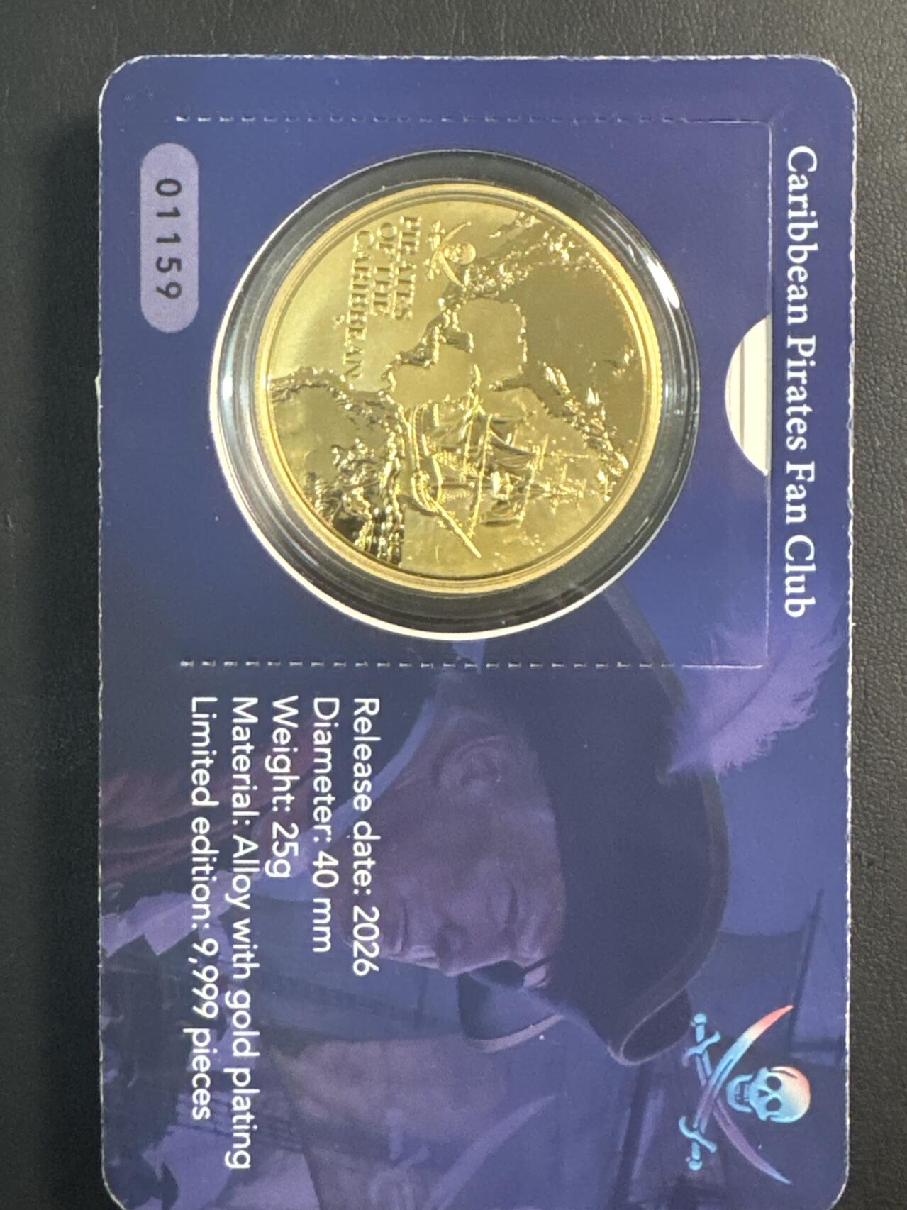 ❤️【币观天下】❤️ 第344期钱币秒杀拍卖场- 2026.3.6周五晚上6点半场 长期征集拍品  特朗普海盗趣味镀金纪念章