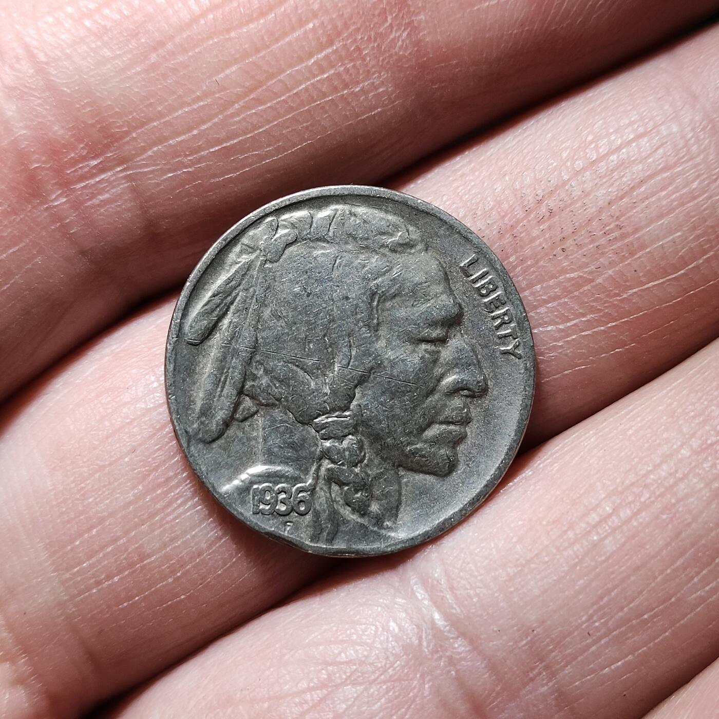 中外钱币第八场 美国印第安人野牛5美分