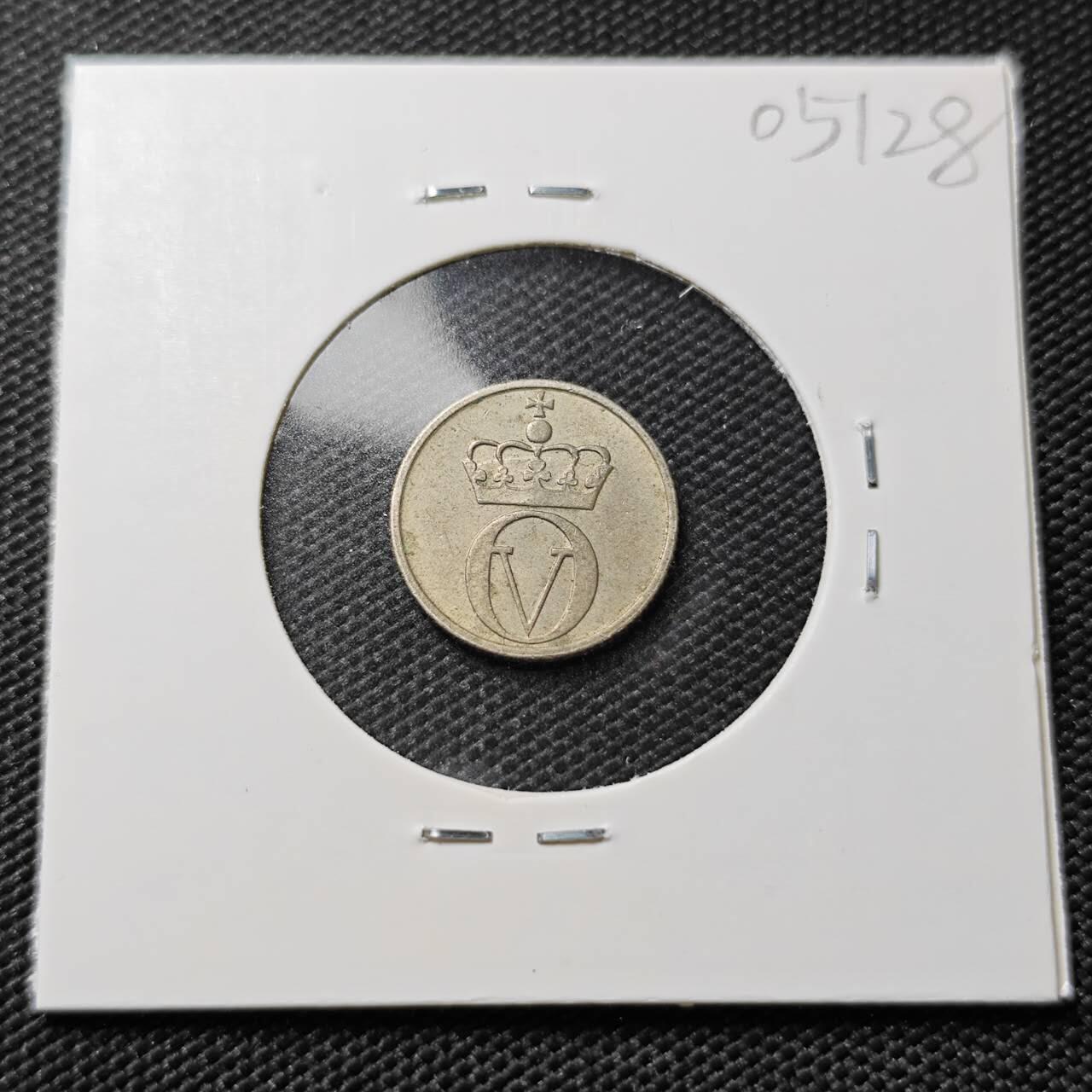 KK钱币收藏小铺   第405期 2月预留时间 周末发货 1972挪威10欧尔 