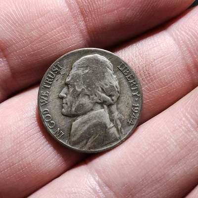 中外钱币第八场 - 美国1944年5美分