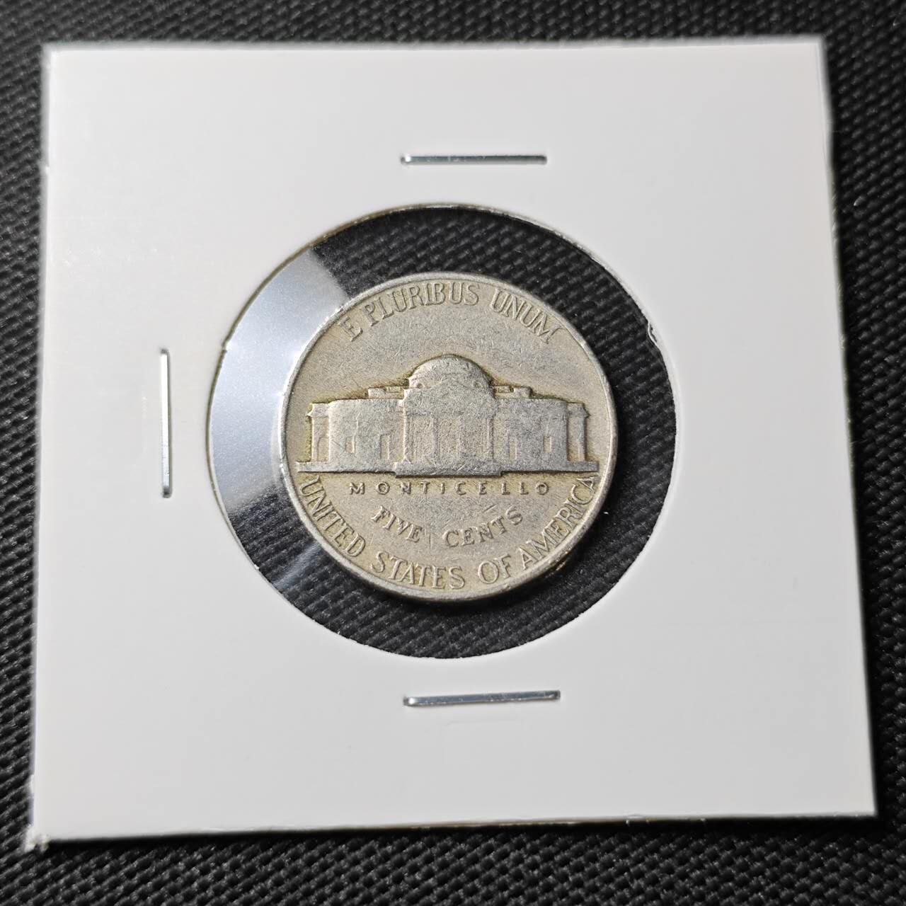 KK钱币收藏小铺   第405期 2月预留时间 周末发货 1946美国5美分 镍币