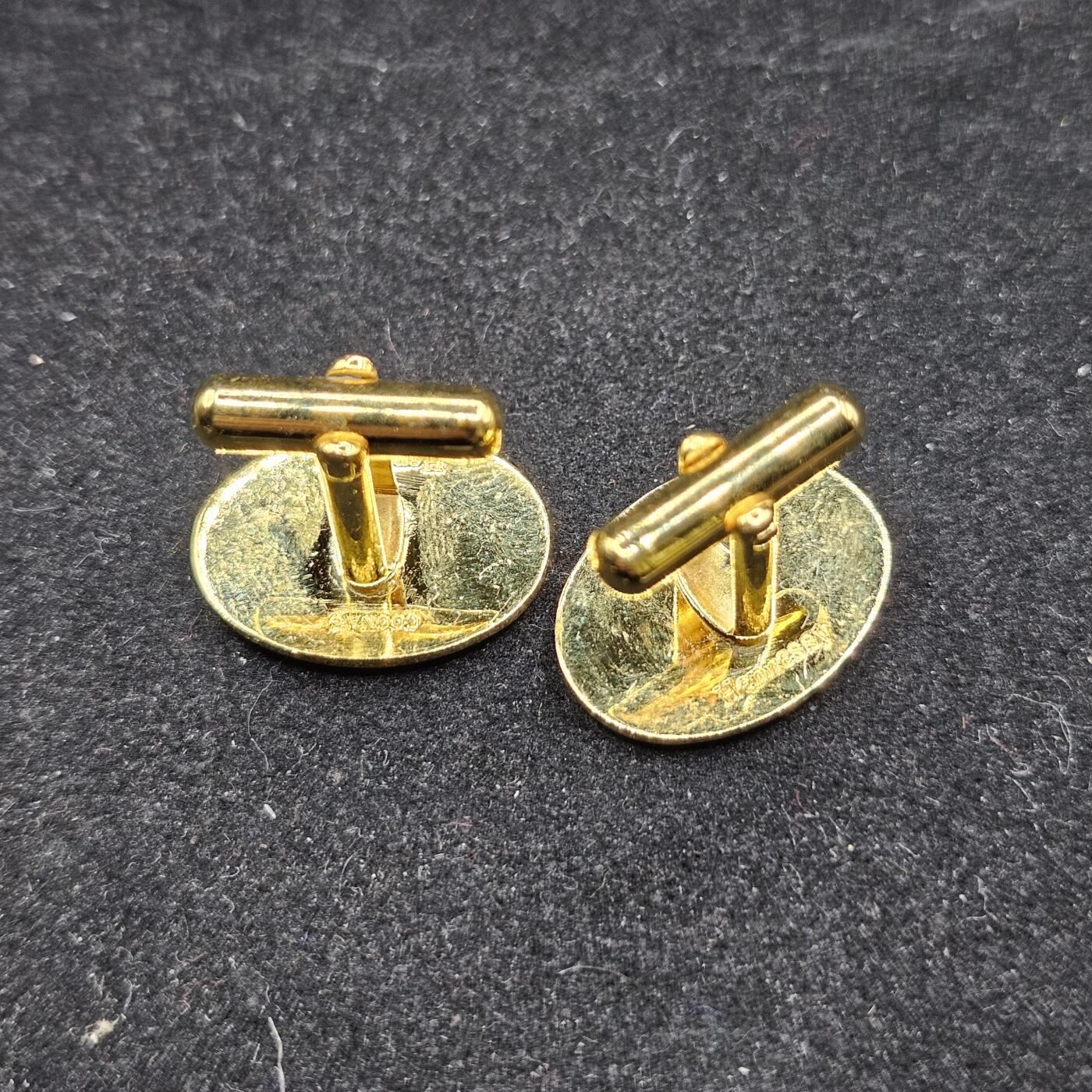 0元起拍勋章 第338期 咸鱼国勋章拍卖专场 3月15日（周日）下午6：00开始 日本中古袖扣一对