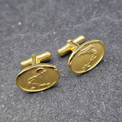 0元起拍勋章 第338期 咸鱼国勋章拍卖专场 3月15日（周日）下午6：00开始 - 日本中古袖扣一对