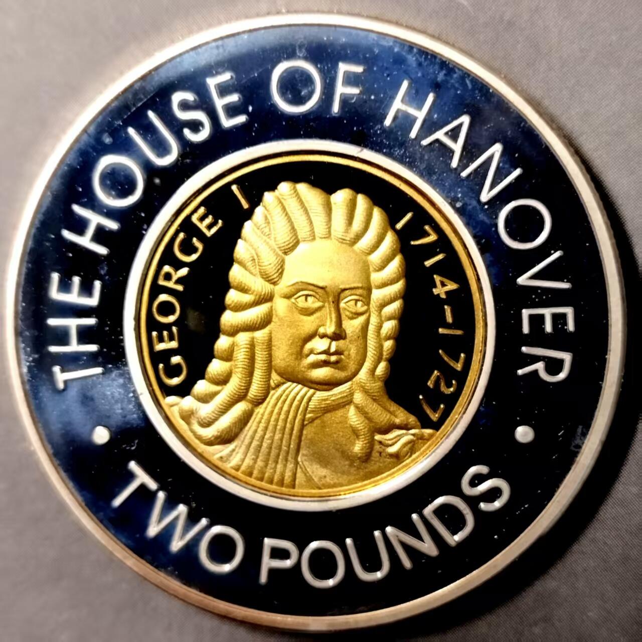 长老汇马年精选第八场拍卖 根西2006年精制克朗型纪念币 母子币 君主系列 安妮女王  发行量，材质克书均未记载