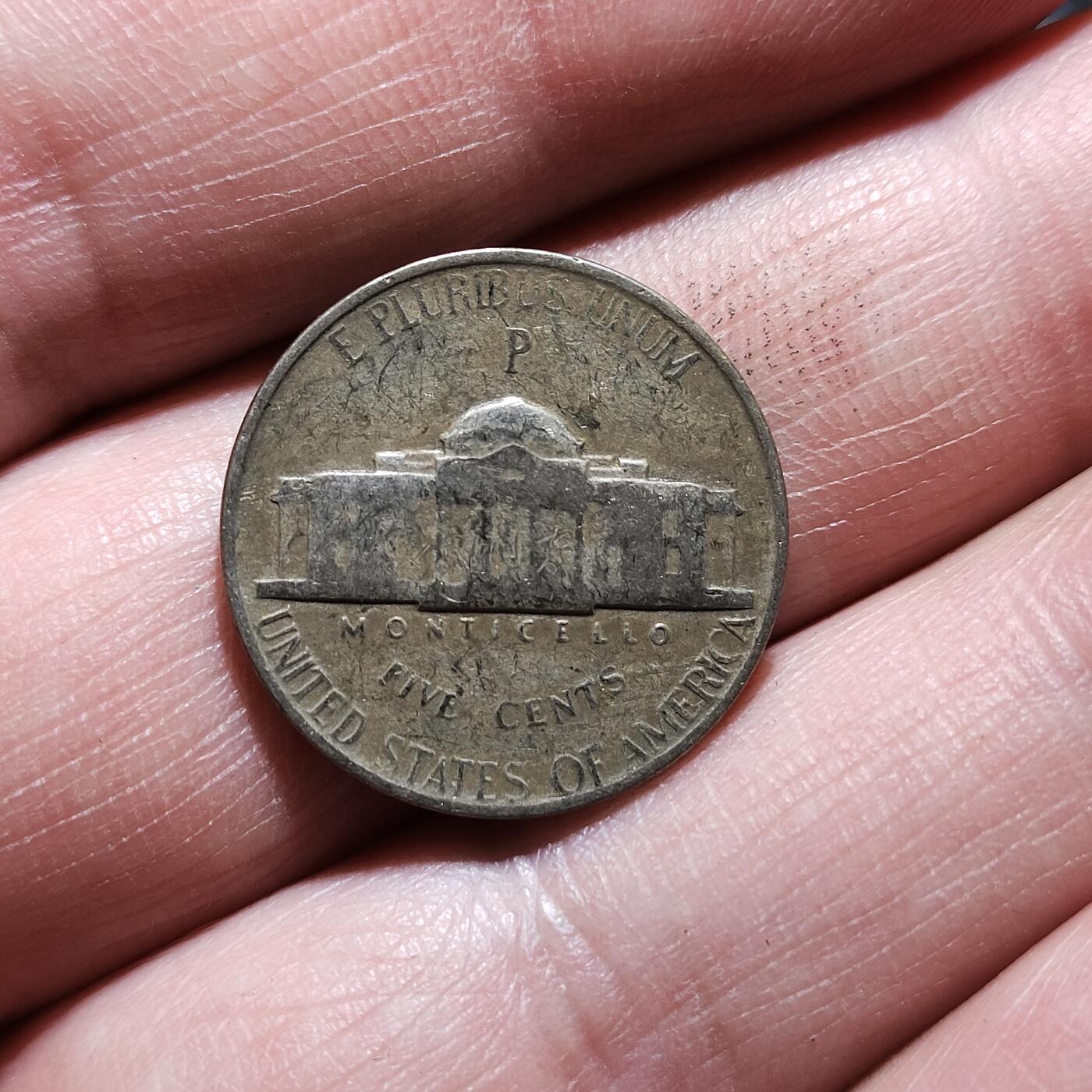 中外钱币第八场 美国1944年5美分