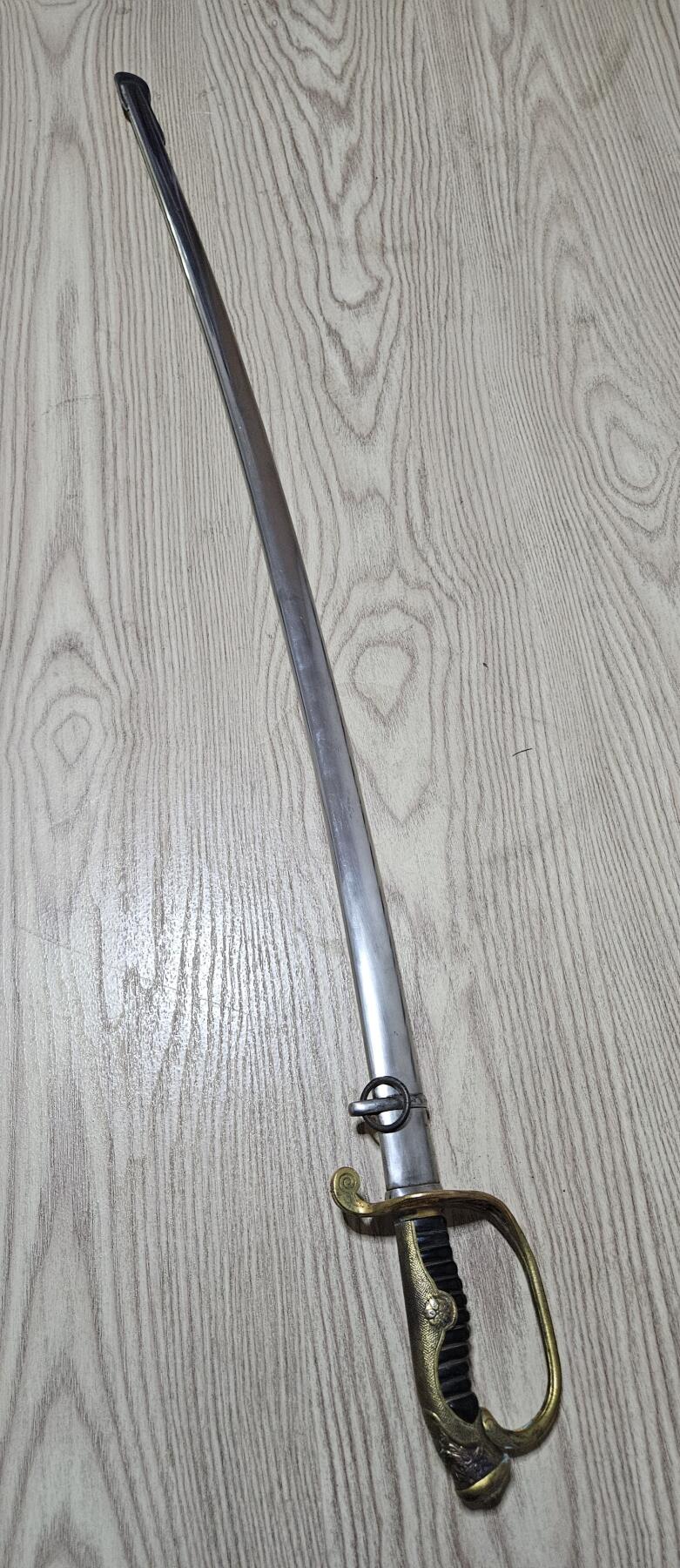 0元起拍勋章 第338期 咸鱼国勋章拍卖专场 3月15日（周日）下午6：00开始 合法未开刃 明治19式尉官指挥刃