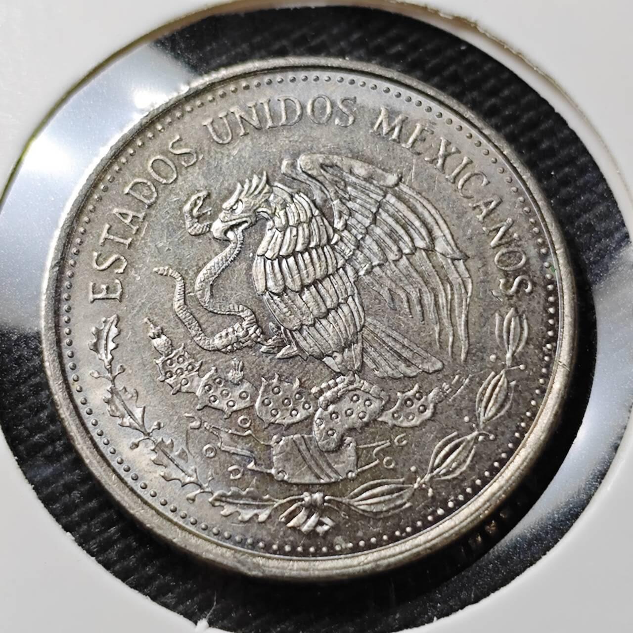 KK钱币收藏小铺   第405期 2月预留时间 周末发货 1984墨西哥50比索 好品