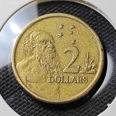 KK钱币收藏小铺   第405期 2月预留时间 周末发货 - 1988澳大利亚土著人2元 