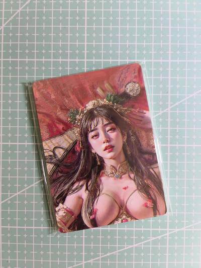 C先生卡牌 第24期  零抽层收拍品，送拍加微私聊 - 【普卡】焱卡文化×刷子《妖姬传》王贵人 1张 (九拼缺张，当大头卡，介意勿拍)