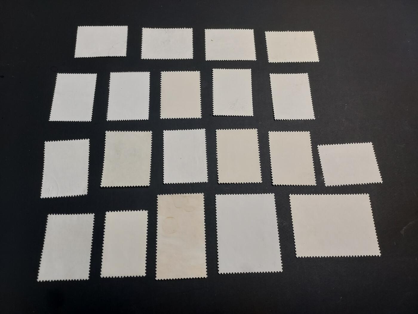 博彦收藏  TM 3月18日 8点邮票专场 全场包邮 JT 旧票20枚 个别瑕疵，大部分上品